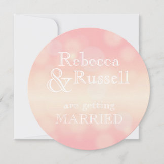 Circular Soft Pastel Invitation