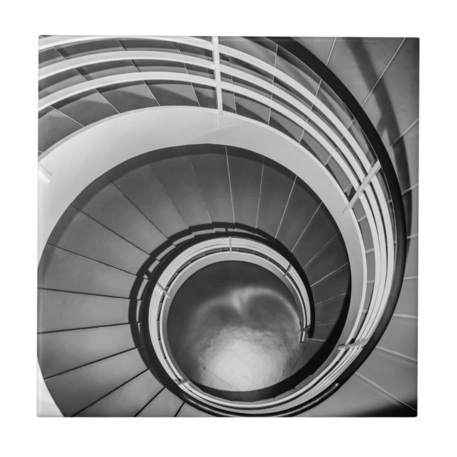 Circular Stairway BW Tile (Front)