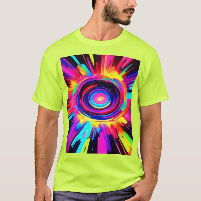 Circular Symphony of Colours T-Shirt (Front)