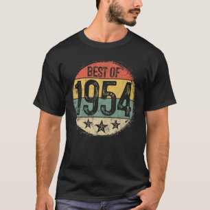 Circular Vintage Best Of 1954 70 Year Old Gift T-Shirt