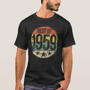 Circular Vintage Best of 1959 64 Year Old Gift 64t T-Shirt