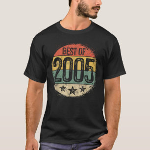 Circular Vintage Best Of 2005 20 Year Old Gift T-Shirt
