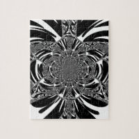 Circular Zebra Kaleidoscope Art Print