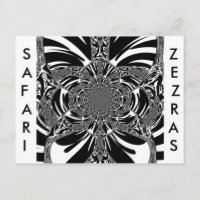 Circular Zebra Kaleidoscope Art Print