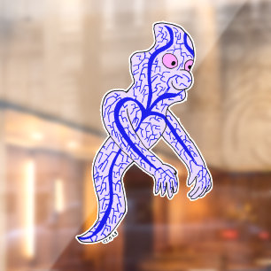 Circulatory ghost window cling