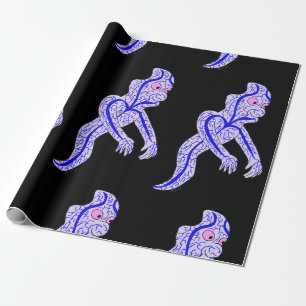 Circulatory ghost wrapping paper