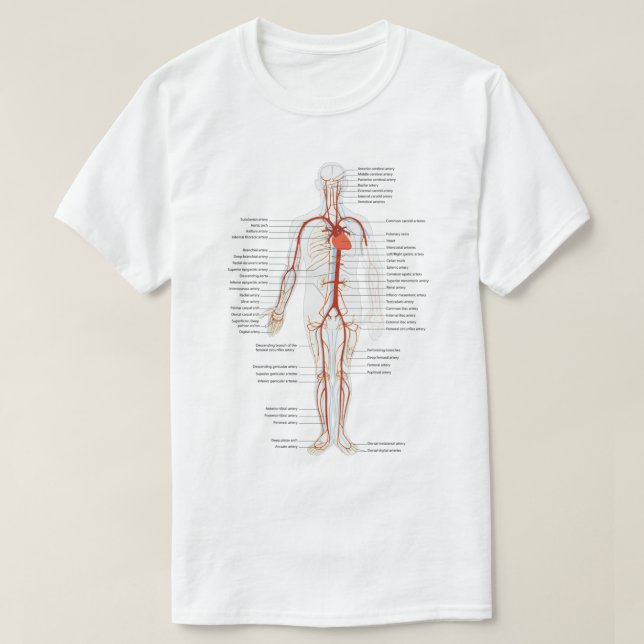 Circulatory System Science   T-Shirt (Design Front)