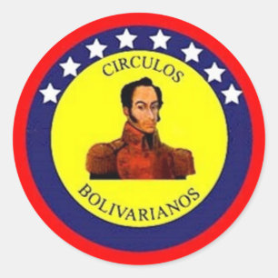 Circulos Bolivarianos Classic Round Sticker