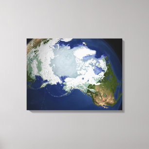 Circum-Arctic permafrost Canvas Print
