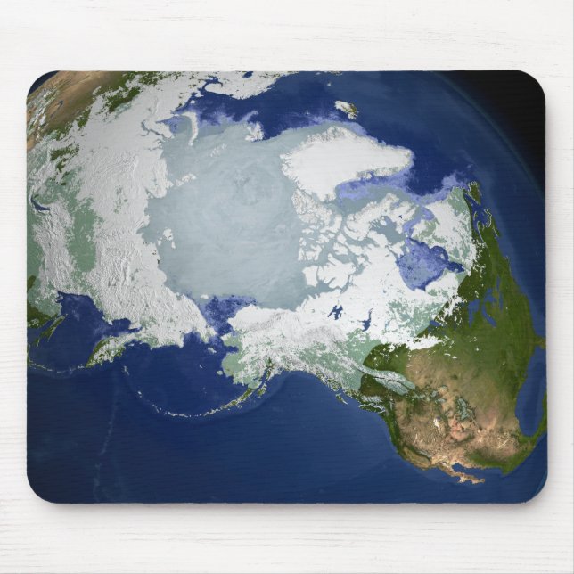 Circum-Arctic permafrost Mouse Mat (Front)
