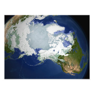 Circum-Arctic permafrost Photo Print