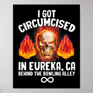Circumcised Bowling Oddly Specific Humour Weird Fu Poster