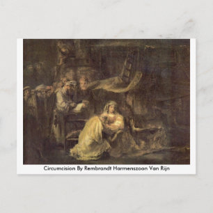 Circumcision By Rembrandt Harmenszoon Van Rijn Postcard