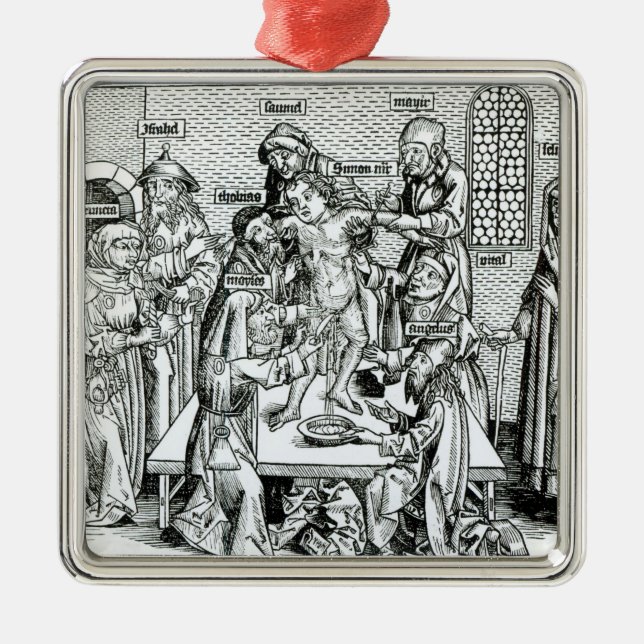 Circumcision, from 'Liber Chronicarum' Metal Tree Decoration (Front)