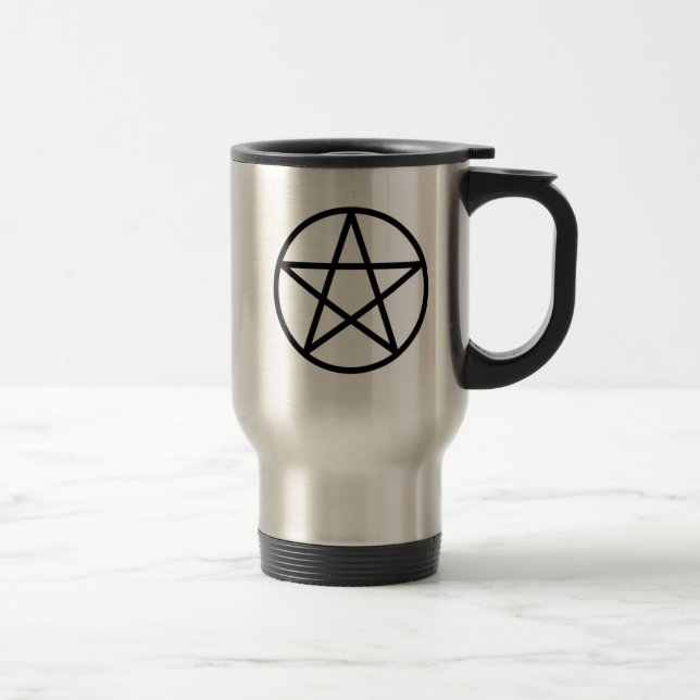 CircumscribedPentagram Travel Mug (Right)
