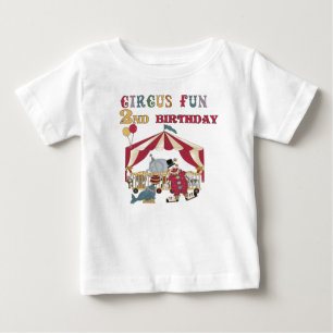 Circus 2nd Birthday Baby T-Shirt
