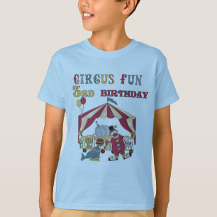 Circus 3rd Birthday Tshirts and Gifts