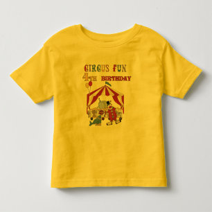 Circus 4th Birthday Tshirts and Gifts
