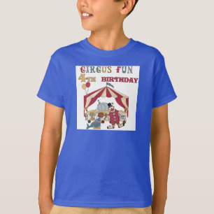 Circus 4th Birthday Tshirts and Gifts