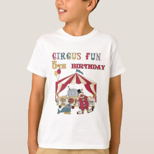 Circus 5th Birthday tshirts and Gifts