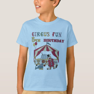 Circus 5th Birthday tshirts and Gifts