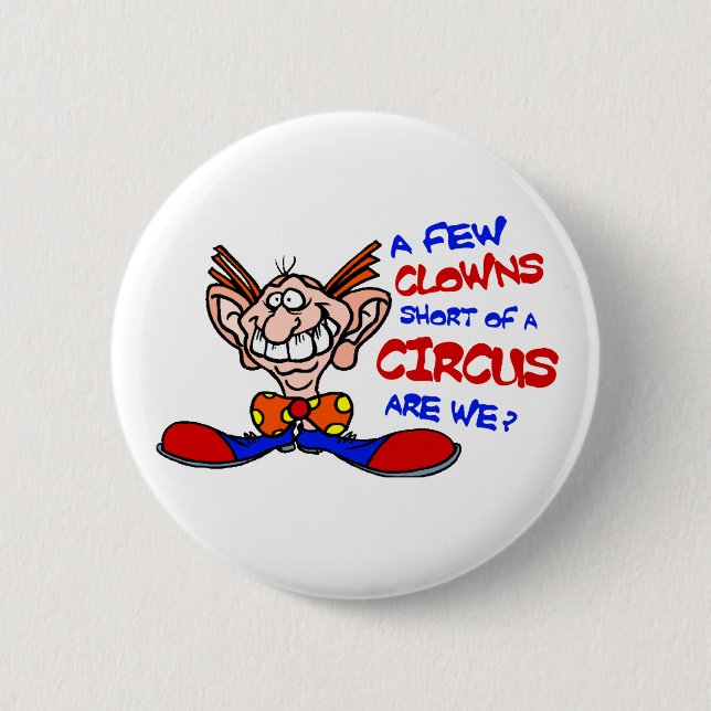 Circus 6 Cm Round Badge (Front)