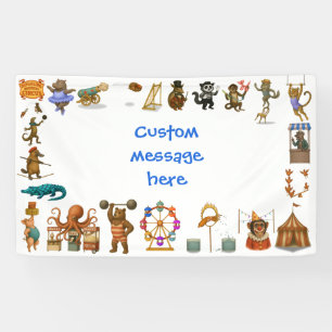 Circus acts banner