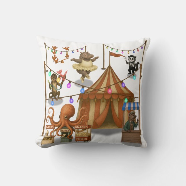 Circus acts cushion (Front)