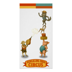 Circus acts poster