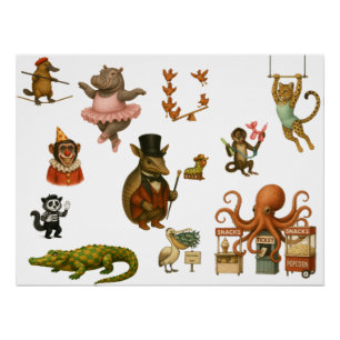 Circus acts poster