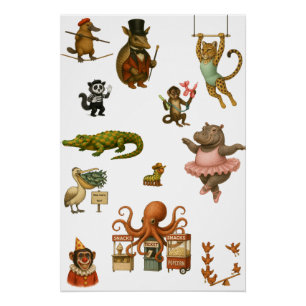 Circus acts poster