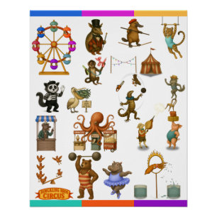 Circus acts poster
