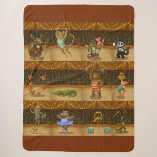Circus acts Sherpa Blanket