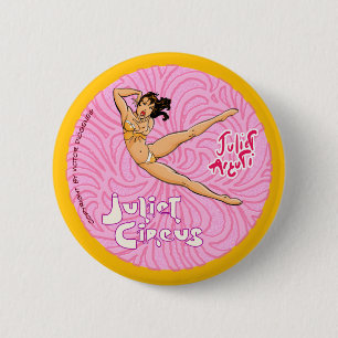 Circus Aerialist 6 Cm Round Badge