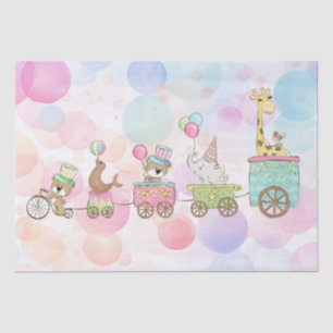 Circus Animals Tissue Paper