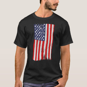 Circus Artist Showman Circus Staff American Flag U T-Shirt