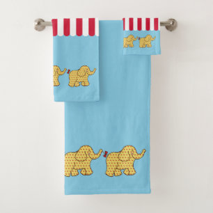 Circus Bathroom Towel Set