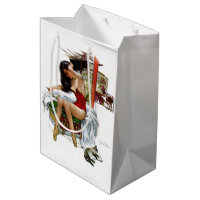 Circus Beauty Vintage Art Christmas Pin-Up Girl