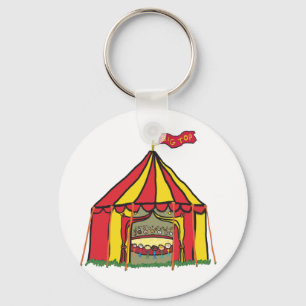 Circus Big Top Ten Key Ring