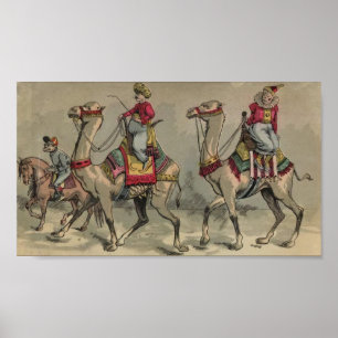 Circus Camels, Clowns, and More Poster