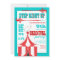 Circus Carnival Birthday Party Big Top  Invitation