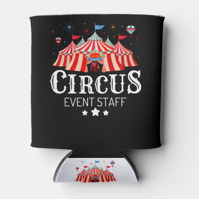 Circus carnival can cooler (Front)