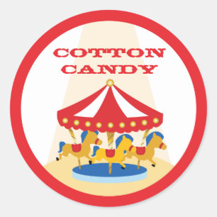 Circus Carnival Carousel Sticker
