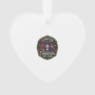 Circus Carnival Cat Cat Dad Gift Idea - Circus Car Ornament