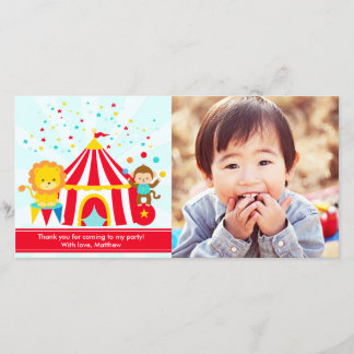 Circus Carnival Personalised Thank You