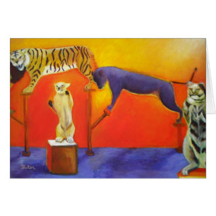 Circus Cats - Card