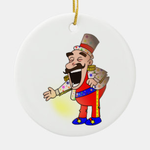 Circus Chef Ceramic Tree Decoration