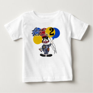 Circus Clown 2nd Birthday Baby T-Shirt