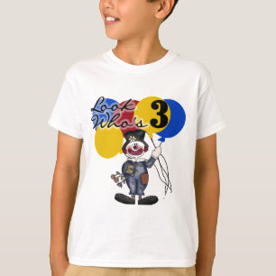 Circus Clown 3rd Birthday Tshirts and Gifts