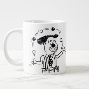 Circus Clown Juggler Large Coffee Mug